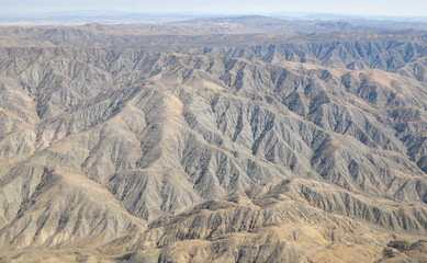 Aerial view High desert 