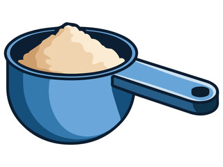 Kitchen scoop icon isometric vector