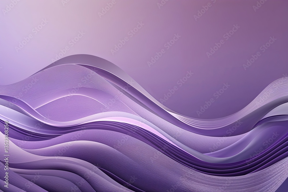 Poster elegant lilac gradient backdrop with subtle wave design