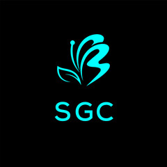 SGC creative minimalist letter logo.