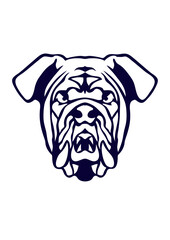 bulldog chien animal feroce 