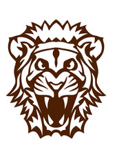 lion animal feroce