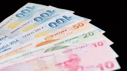 images of banknotes from various countries. turkish lira photos.