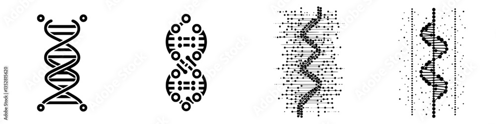 Poster Visual representations of DNA structures and patterns in a conceptual design
