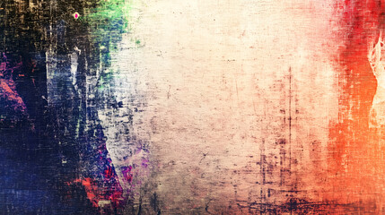 Obraz premium Grunge texture background with vibrant colors and abstract patterns creating a moody atmosphere