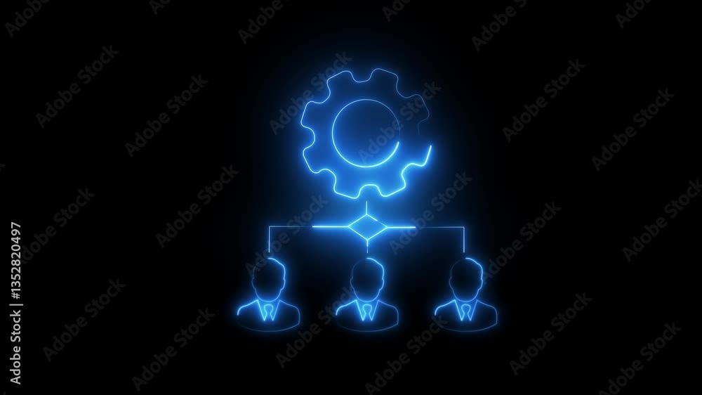Poster business efficiency concept, how much a company or organization can produce as it relates to time, c