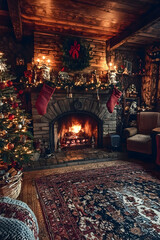 The Cozy Christmas Fireplace