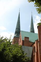 Fototapeta premium Old buildings in an old town in Germany