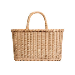 Woven Picnic Basket: A classic, stylish, and functional storage container for outdoor dining and events. Traditional design.