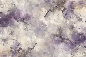 An abstract watercolor texture with soft purple and gray tones for a dreamy, ethereal background design
