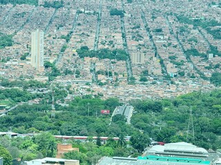 aerial view of the city