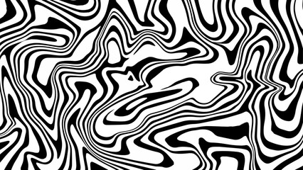 Abstract black and white wave striped background vector. Marble background black and white. Modern trend. Illustration vector. 