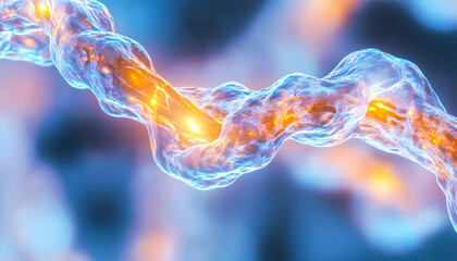 Abstract Flowing Cellular Structure