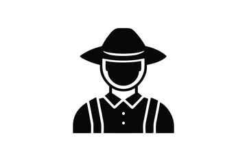 farmer vector icon.eps