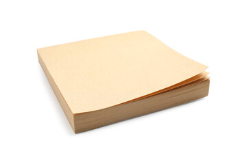 Sticky notes isolated on white. Office stationery