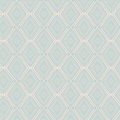 Fototapeta premium Seamless pastel geometric pattern with layered diamond shapes in soft neutral tones. Elegant abstract background ideal for wallpapers, textiles, branding, packaging, and decorative graphic design.