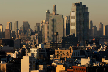 Skyline view of Williamsburg Brooklyn