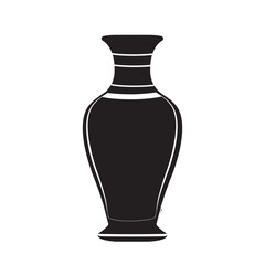 Black and white silhouette