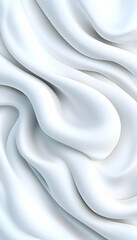 Obraz premium Abstract White Fabric Drape