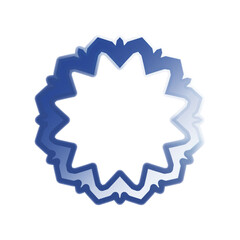 Glossy Blue Glass Morphism Icons Set - Modern UI Elements, Futuristic Transparent Symbols. Gradient clean symbol