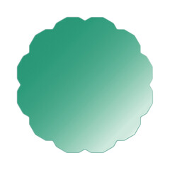 Glossy Green Soft Glass Morphism Icons Set - Modern UI Elements, Futuristic Transparent Symbols. Gradient clean symbol