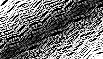 Black and white grunge and abstract pattern for sporty background and jersey design. Fully editable vector element. Vector Format Illustration. 