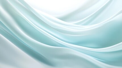 Naklejka premium Elegant Flowing Fabric in Soft Pastel Shades Abstract Background for Design and Decor Smooth