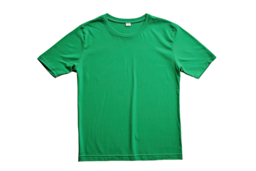 Vibrant green t-shirt,  plain, ready for print