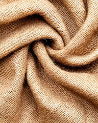 Beige Knit Fabric Texture Closeup