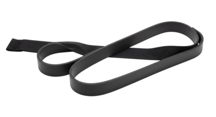 Elastic Workout Band on Transparent Background for Home Fitness Training