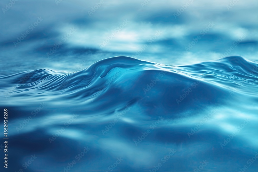 Poster blue gradient abstract background blurred aqua water texture for website design and graphic layout