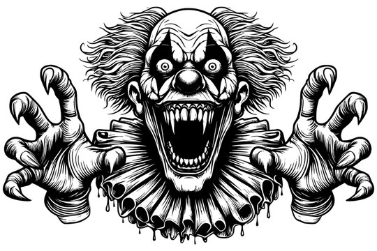 scary clown for halloween, APRIL FOOLS DAY