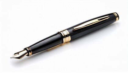 fountain pen isolated on white
