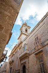 Fototapeta premium The Metropolitan Cathedral of Saint Paul, commonly known as St Paul's Cathedral or the Mdina Cathedral, is a Catholic cathedral in Mdina, Malta, dedicated to St. Paul the Apostle.