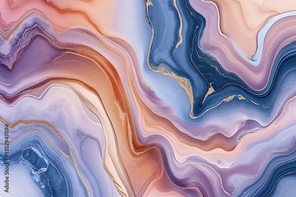 Poster chic marble gradient abstract background for elegant layout design