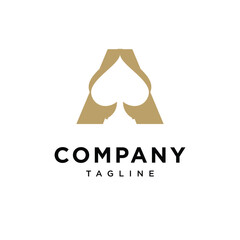 Letter A Ace Logo Icon Vector