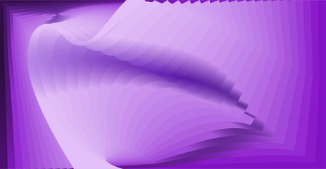 composition of repeating curved lines with light violet, purple and blue gradients as inspiration for decorations and ornaments as well as background design in graphic designs