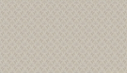 Fototapeta premium Elegant beige damask pattern background for classic luxury design projects and branding visuals