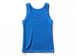 Plain, vibrant blue tank top