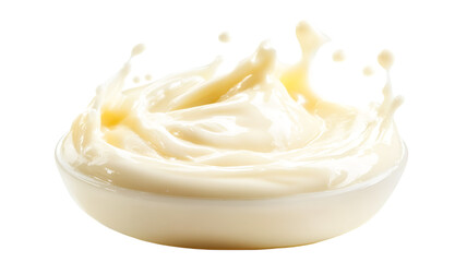 Creamy dreamy vanilla pudding splash in a bowl a delightful treat