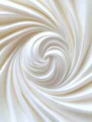 Creamy Swirl Texture Closeup