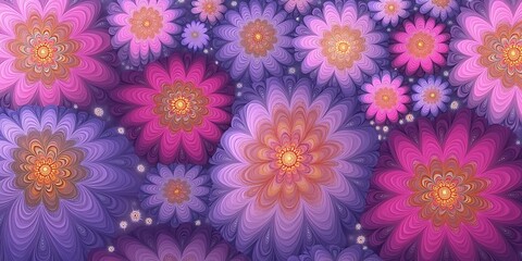 Abstract Floral Pattern.