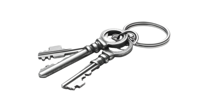 Antique Keys on a Ringlet a Symbol of Access and Nostalgia