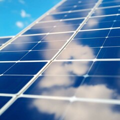 solar panel against blue sky