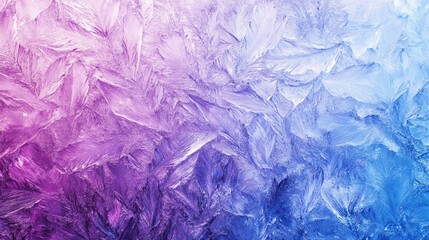 Iridescent Frost Texture for Winter Background.