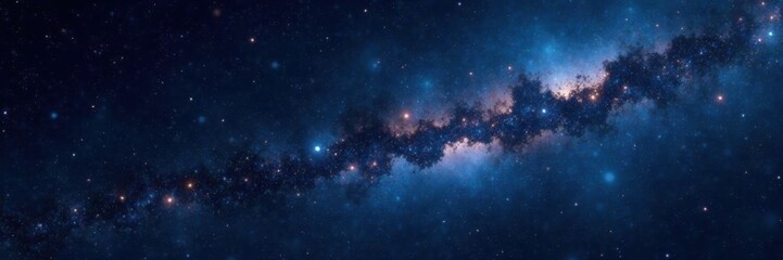 Obraz premium Dark canvas with twinkling stars against dark space, solar system, night sky