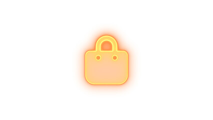 Code compare icon brown color glowing neon on black background