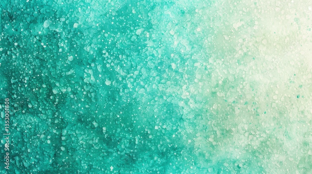 Poster a calming green and white gradient backdrop featuring a textured noise effect, perfect for showcasin