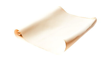 Elegant Rolled Parchment Paper Ready for a Story
