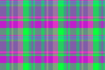 Handkerchief textile fabric check, graceful texture vector tartan. Image pattern background plaid seamless in teal and purple colors.